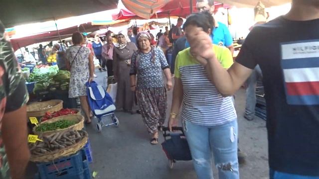 Рынок в Алании 3 октября 2019 Цены на инжир и другие фрукты смотреть онлайн