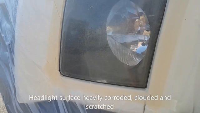VW Crafter Camper Headlight Restoration смотреть онлайн