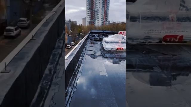 Устройство кровельного пирога с ПВХ мембраной г. Люберцы. #кровля #монтажкровли #кровельныеработы смотреть онлайн