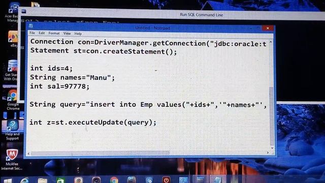 How To : Insert Data Into Database in Java Using JDBC смотреть онлайн