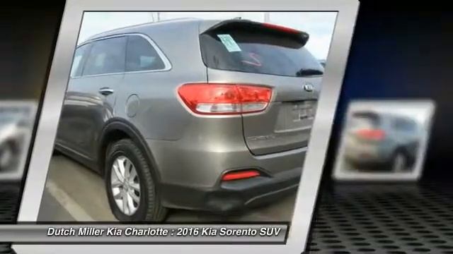2016 Kia Sorento Charlotte NC P0625 смотреть онлайн