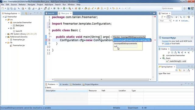 Java Web扩展-Freemarker-2.FreeMarker的基本使用 смотреть онлайн