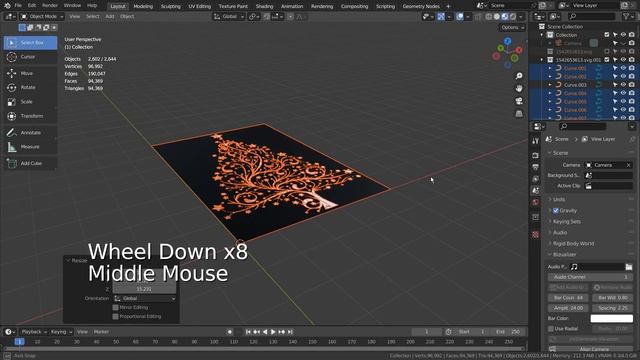 Blender Tutorial - How to import and convert a complex SVG file смотреть онлайн