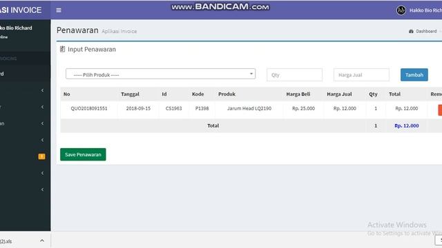 Application Invoice (AP-ICE) with PHP, MySQL and Bootstrap смотреть онлайн
