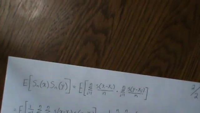 Covariance of Empirical CDF смотреть онлайн