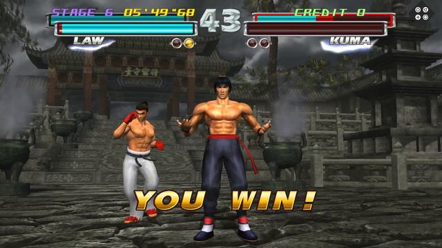 Tekken Hybrid - Tekken Tag Tournament - Kazuya And Law Playthrough (PS3)