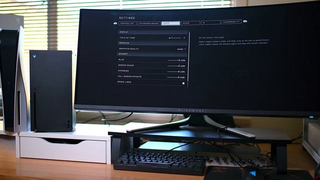 PS5 and XBOX Series X on the BEST GAMING MONIOR! ALIENWARE 34 CURVED QD-OLED GAMING MONITOR AW3423D смотреть онлайн