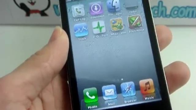 M99 Google 4S+ dual sim android mobile phone iphone 4S colone system reviews смотреть онлайн