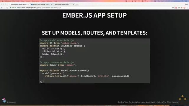 Getting Your Content Where You Need It with JSON API смотреть онлайн