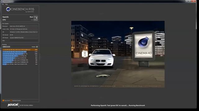 Cinebench Nvidia Quadro M6000, 2687W V4 Test смотреть онлайн