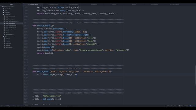 Creating and Training a Binary Text Classification Model in Keras (Neural Networks for DH 11c) смотреть онлайн