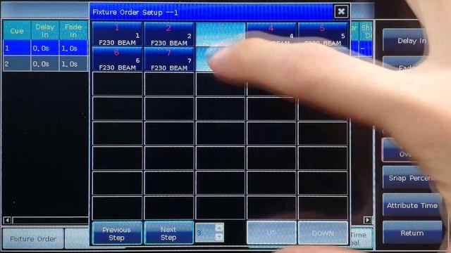 Fixture Overlap, Fixture Order и Snap Percentage на консолях CODE MINI 1000T и MINI 1000T PRO смотреть онлайн