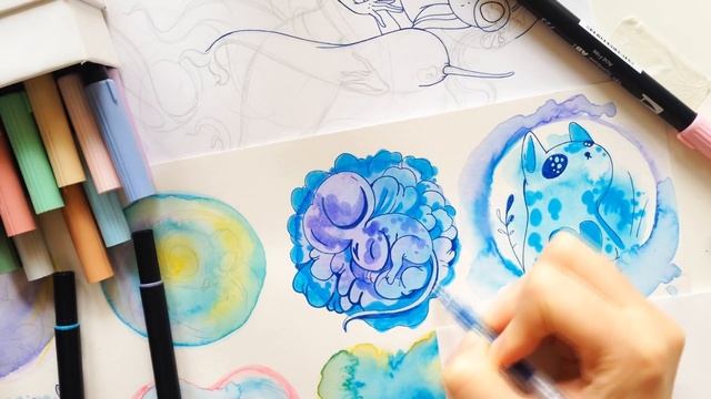 Speedpaint болтливый | Идеи и плагиат | Котики и мышки в цветах смотреть онлайн