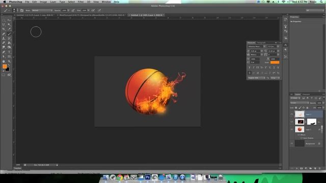 Adding Fire to an Object in Adobe Photoshop (Super Easy) смотреть онлайн