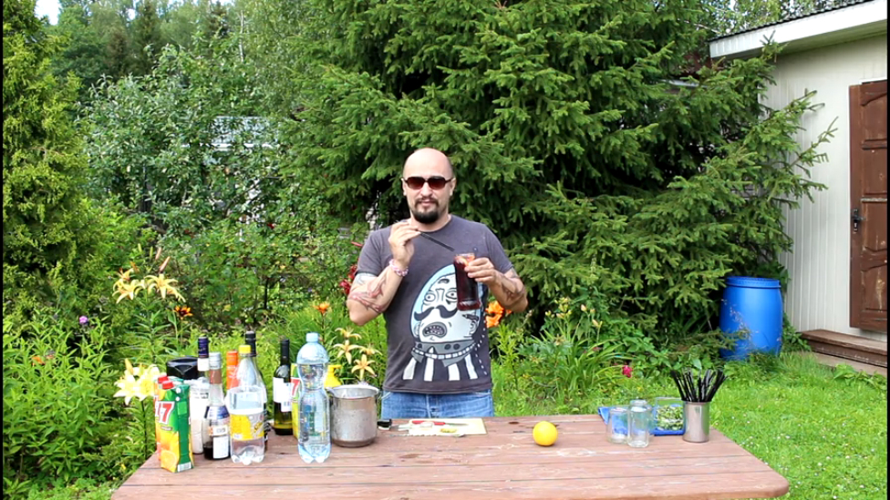 Лимонад из базилика 