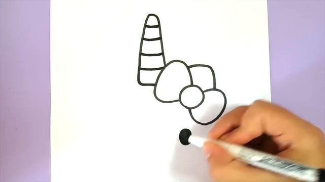 HOW TO DRAW CUTE UNICORN HELLO KITTY EMOJI EASY смотреть онлайн