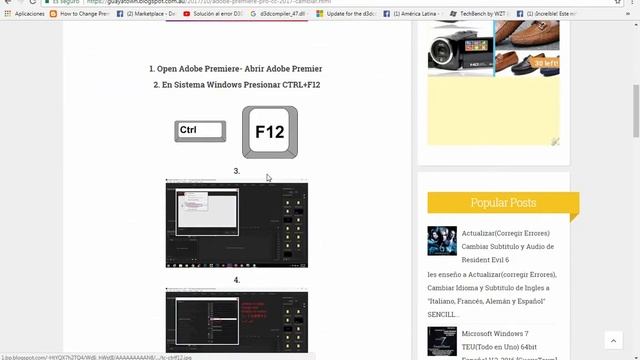 #4 ADOBE PREMIERE PRO CC 2019 - MAC / WINDOWS - Cambiar Idioma, Change Language, Changer de langue смотреть онлайн