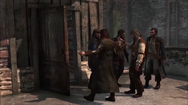 Assassin's Creed Black Flag: Edward Kenway hears Woodes Rogers offer the King's pardon to Nassau смотреть онлайн