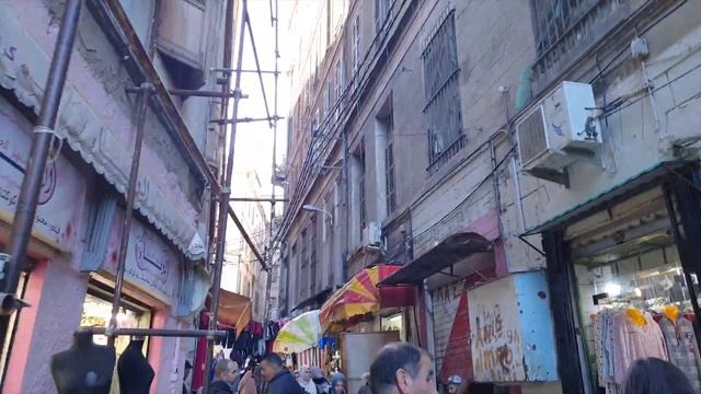 Cezayir Konstantin'in Dar Sokaklarını Geziyoruz. Cezayir - Algeria