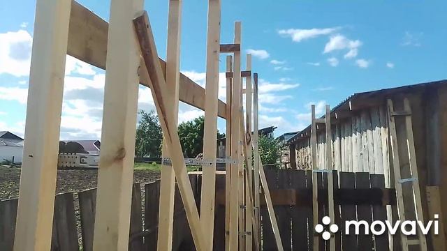 Строим столярку. Ставим стояки. смотреть онлайн