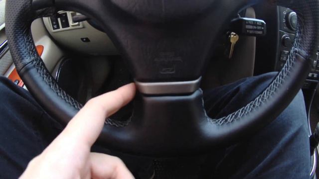 Stitching Leather Steering Wheel Cover DIY | Lexus IS300 IS200