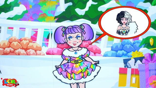 [🐾 DIY Dolls🐾] Rainbow Rapunzel Talented And Bad Family - LOL Surprise DIYs
