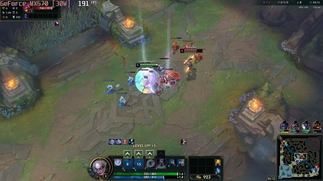 ? NVIDIA GeForce MX570 (30W) - League of Legends gameplay benchmarks (1080p) смотреть онлайн