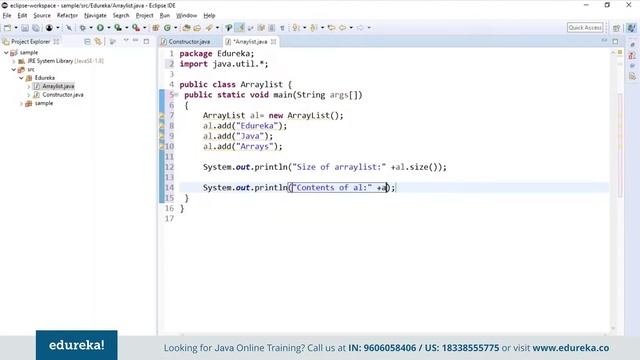 Java ArrayList Tutorial | Java ArrayList Examples | Java Tutorial | Edureka Rewind смотреть онлайн