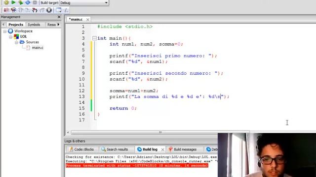 C - 2 - Primo Programma (Printf, Scanf) смотреть онлайн