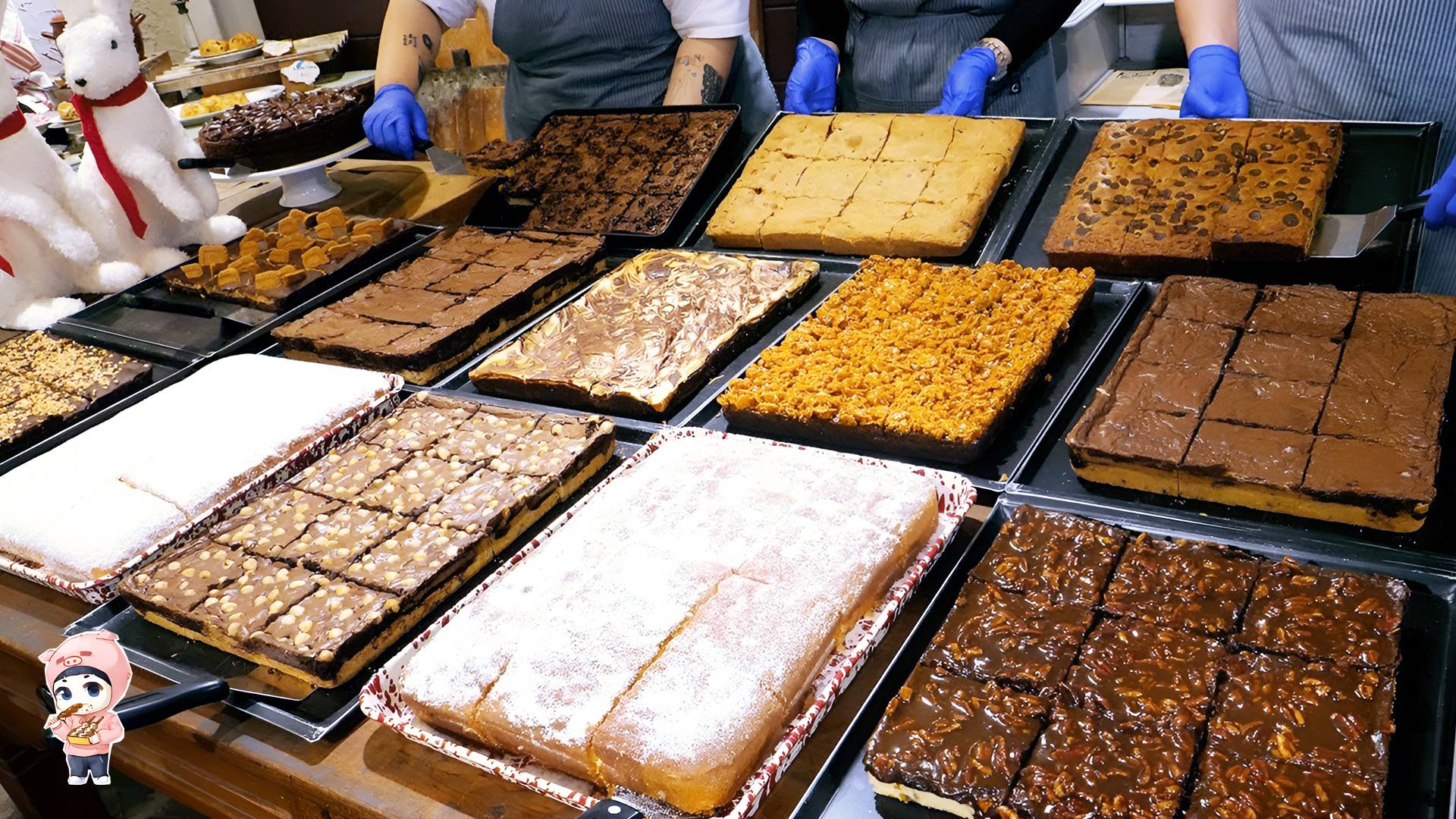 АСМР ЕДА КОРЕЯ| Как приготовить печенье-пирожное брауни - Корейская выпечка смотреть онлайн