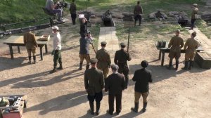 На съёмках фильма "Калашников"