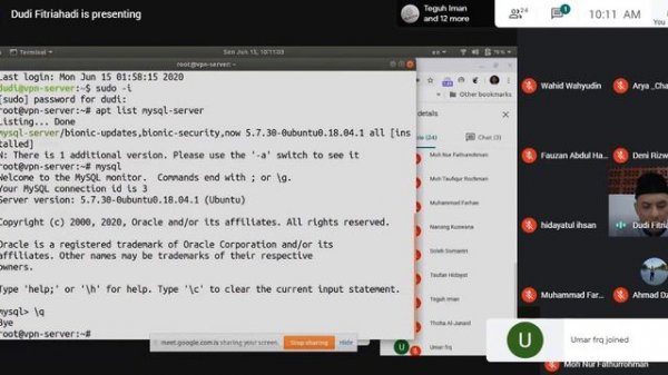 Administrasi Data Server
