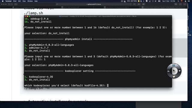 LAMP Ubuntu 20 (via AWSEducate) смотреть онлайн