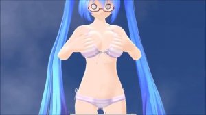 MMD Miku giantess
