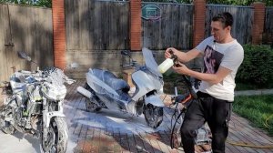 Как и чем лучше мыть Мотоцикл/Скутер