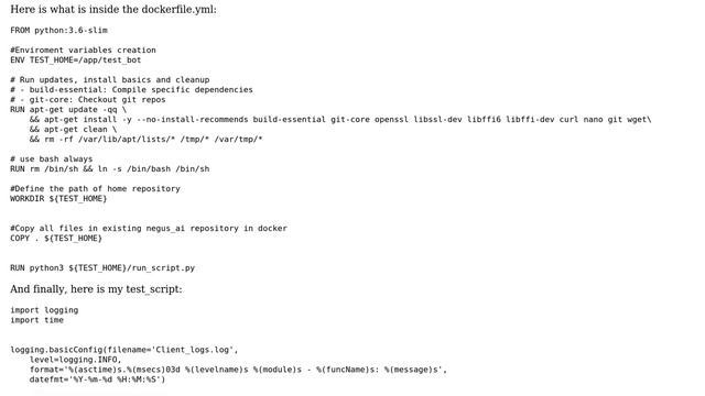 How to properly get code logs from container in host using docker compose and volumes? смотреть онлайн
