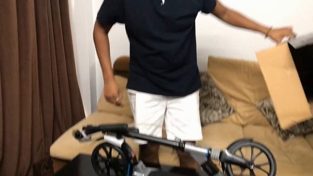 #dailyvlog -  Unboxing & Assembly Of The Oxelo Town 7XL Scooter.