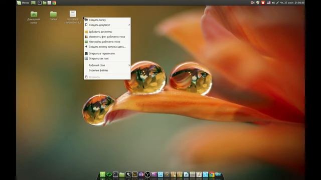 Linux mint cinnamon 18.2 Неуправляемые ярлыки на рабочем столе-причина. смотреть онлайн