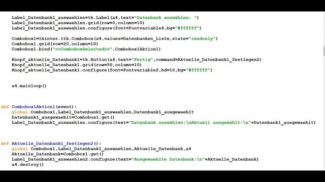 Python Tutorial 0145 tkinter GUI 28 Datenbank 5 Treeview #Python #pythontutorial смотреть онлайн
