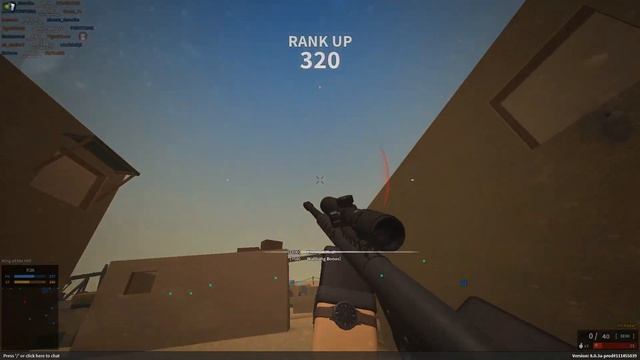 Trickshot rank 320 in Phantom Forces (Roblox) смотреть онлайн