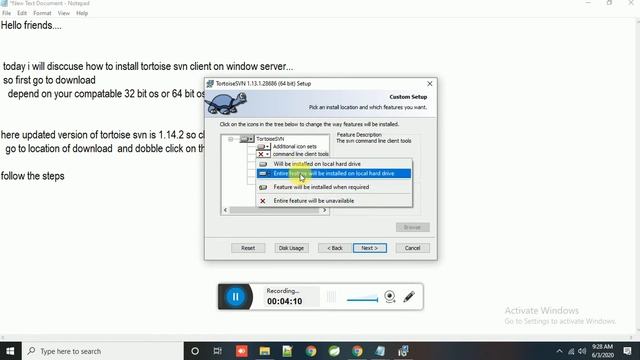 How to install Tortoise Svn Client on windows смотреть онлайн
