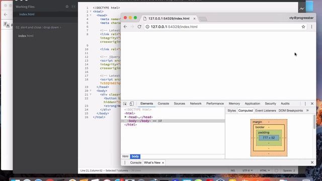 [Bootstrap][jQuery] 02. alert與事件綁定 смотреть онлайн