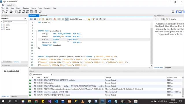 Sistema de inventario Productos – MySQL Workbech - Java - Spring boot - Parte 1 смотреть онлайн