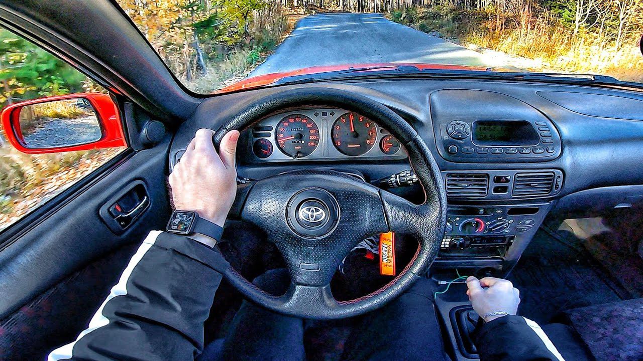 2000 Toyota Corolla 1.8 MT - POV TEST DRIVE смотреть онлайн