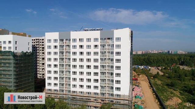 Обзор Жилой район «Белые ночи» от застройщика ГК «А101» (аэросъемка: сентябрь 2018 г.) смотреть онлайн