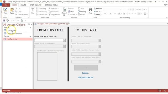Excel in Access - Transpose YEARS - Nifty Access смотреть онлайн