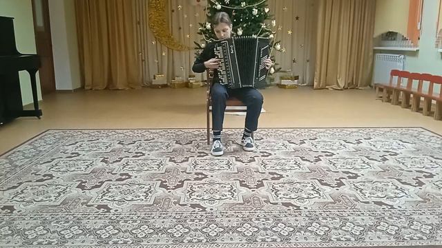 Балюк Ксения 13 лет, 4 класс, баян смотреть онлайн