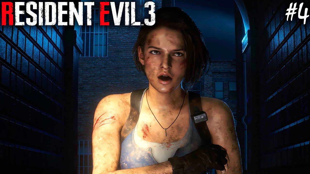 ПОЛИЦЕЙСКИЙ УЧАСТОК И БОЙ С МУТАНТОМ-АМФИБИЕЙ | RESIDENT EVIL 3 REMAKE ► Прохождение 4 Серия смотреть онлайн