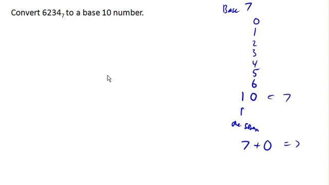 Intro to bases - converting base 7 to base 10 смотреть онлайн