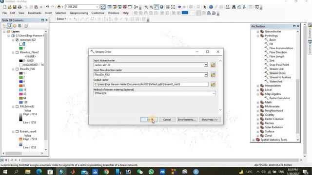 Stahler's Stream Order Map for Gilgit River Watershed Using ArcGIS| Upper Indus Basin | смотреть онлайн